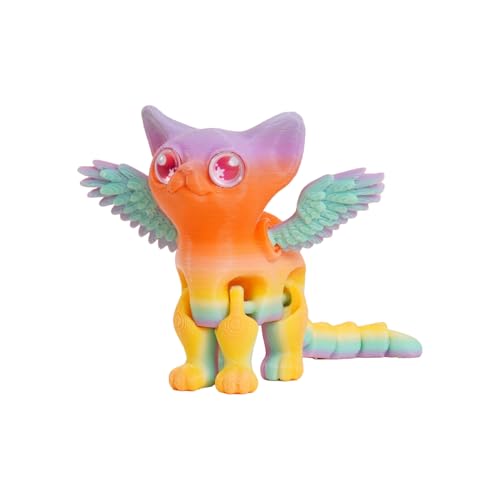 3D Gedrucktes Tier | 3D-Druck Katzen Figur Für Schreibtisch | Mehrfach Gelenkig Bewegliche Figur für Haustierliebhaber zum Entspannen 3D Gedrucktes Tier | 3D-Druck Katzen Figur Für Schreibtisch | Mehrfach Gelenkig Bewegliche Figur für Haustierliebhaber zum Entspannen von Generisch