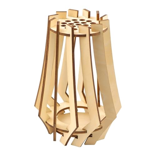 3D Holz Puzzle Blumenvase DIY Bouquet Vase für Blumenstrauß Tischdeko Home Decor Holzpuzzle Blumen Kit Geschenk für Blumenliebhaber Rosen Kirschblüten Sonnenblumen Tulpen von Generisch