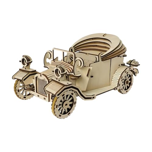 3D Holzpuzzle Auto | 3D Holzmodellbausatz Oldtimer - Sammelbares Retro Geduldspiel Bauset Für Jugendliche Erwachsene Familie Freunde 3D Holzpuzzle Auto | 3D Holzmodellbausatz Oldtimer - Sammelbares Retro Geduldspiel Bauset Für Jugendliche Erwachsene Familie Freunde von Generisch