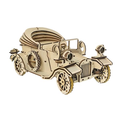 3D Holzpuzzle Auto - Holzmodellbausatz Für Erwachsene Zum Selberbauen - Sammelbares Retro Geduldspiel Bauset Für Jugendliche Erwachsene Familie Freunde 3D Holzpuzzle Auto - Holzmodellbausatz Für Erwachsene Zum Selberbauen - Sammelbares Retro Geduldspiel Bauset Für Jugendliche Erwachsene Familie Freunde von Generisch