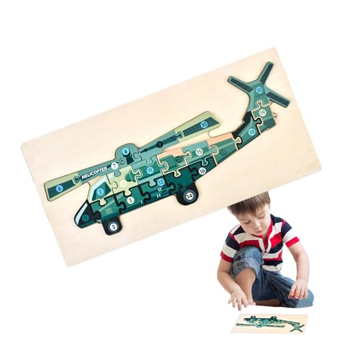 3D Holzpuzzle - Kinder Lernspielzeug Mit Panzer-Design,Pädagogisches 3D Steckspiel Aus Holz Für Und Mädchen Ab 3 Jahren 3D Holzpuzzle - Kinder Lernspielzeug Mit Panzer-Design,Pädagogisches 3D Steckspiel Aus Holz Für Und Mädchen Ab 3 Jahren von Generisch
