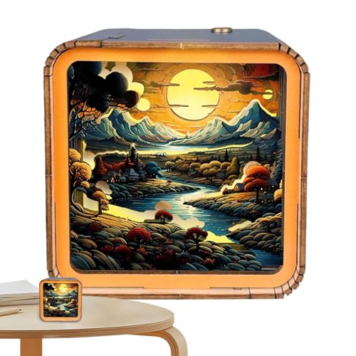 3D-Holzpuzzle-Nachtlicht,Puzzle-Nachtlicht,Holzpuzzles 3D- - 3D- aus, Puzzle, Spielzeug, Kunstlampe 3D-Holzpuzzle-Nachtlicht,Puzzle-Nachtlicht,Holzpuzzles 3D- - 3D- aus, Puzzle, Spielzeug, Kunstlampe von Generisch