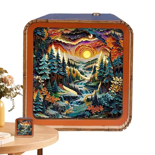 3D-Holzpuzzle-Nachtlicht,Puzzle-Nachtlicht,Holzpuzzles 3D- - 3D- aus, Puzzle, Spielzeug, Kunstlampe 3D-Holzpuzzle-Nachtlicht,Puzzle-Nachtlicht,Holzpuzzles 3D- - 3D- aus, Puzzle, Spielzeug, Kunstlampe von Generisch