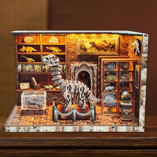 3D Holzpuzzles für Erwachsene, DIY Miniatur Dinosaurier 3D Puzzle Kit - Prehistoric World Diorama, Eingebaute LED Modellbausatz Hobby Geschenke für Teenager und Männer 3D Holzpuzzles für Erwachsene, DIY Miniatur Dinosaurier 3D Puzzle Kit - Prehistoric World Diorama, Eingebaute LED Modellbausatz Hobby Geschenke für Teenager und Männer von Generisch