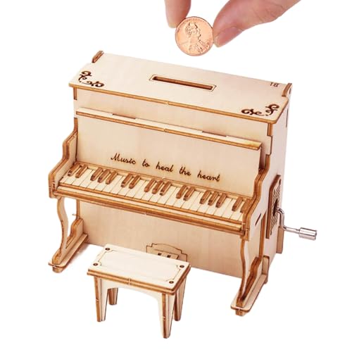 3D HolzpuzzlesHolzklavier Spieluhr 3D Bausets - Puzzle Bau Handwerk Hobby Set für Schlafzimmer Schreibtisch Regal Wohnzimmer Zuhause 3D HolzpuzzlesHolzklavier Spieluhr 3D Bausets - Puzzle Bau Handwerk Hobby Set für Schlafzimmer Schreibtisch Regal Wohnzimmer Zuhause von Generisch
