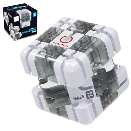 3D Labyrinth Spiel Puzzle Spiel, Large Labyrinth 3D Puzzle Maze Cube - Engaging Brain Teaser, 3x3 Maze Puzzles Cube, Erzieherisches Spielzeug für Jungen und Mädchen (Malahun) von Generisch