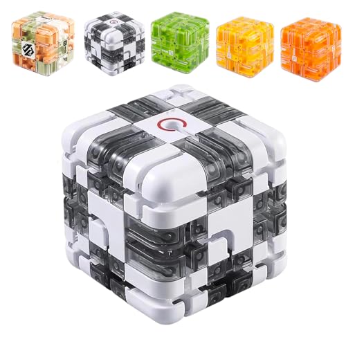 3D Maze Magic Cube & Ball, Large Labyrinth Maze Cube-Engaging Brain Teaser Toy,Spatial Awareness Brain Training Toy, Improve Spatial Recognition and Cultivate Logical Thinking (A) von Generisch