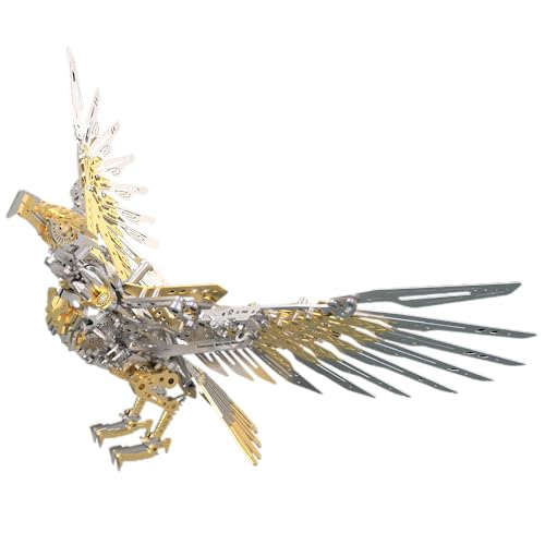 3D-Metallpuzzle für Erwachsene: König der Lüfte-Modellbausatz, 3D Metall Puzzle Mechanischer Adler Bausatz, Anspruchsvolle DIY-Montage, Geburtstagsgeschenk für Männer 3D-Metallpuzzle für Erwachsene: König der Lüfte-Modellbausatz, 3D Metall Puzzle Mechanischer Adler Bausatz, Anspruchsvolle DIY-Montage, Geburtstagsgeschenk für Männer von Generisch