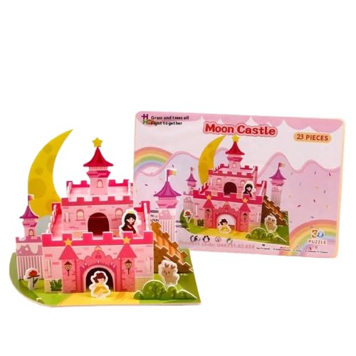3D-Papierpuzzle Montessori-Miniatur häuser Lustige Karton-Baumodelle Kinder-Puzzle-DIY-Haus für Kinder Geschenke Hand basteln Schulpreise 3D-Papierpuzzle Montessori-Miniatur häuser Lustige Karton-Baumodelle Kinder-Puzzle-DIY-Haus für Kinder Geschenke Hand basteln Schulpreise von Generisch