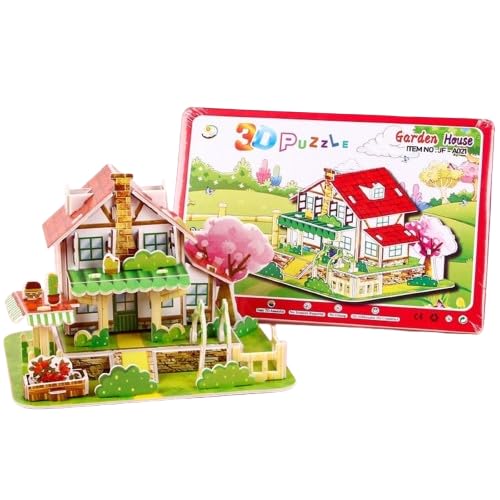 3D-Papierpuzzle Montessori-Miniatur häuser Lustige Karton-Baumodelle Kinder-Puzzle-DIY-Haus für Kinder Geschenke Hand basteln Schulpreise 3D-Papierpuzzle Montessori-Miniatur häuser Lustige Karton-Baumodelle Kinder-Puzzle-DIY-Haus für Kinder Geschenke Hand basteln Schulpreise von Generisch