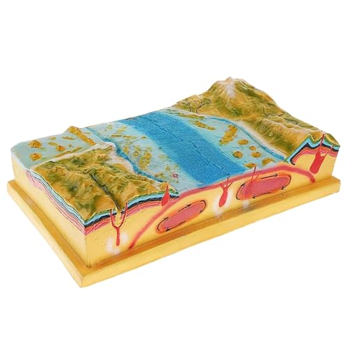 3D-Platten-Tektonik-Modell für Geographieunterricht, zeigt geologische Prozesse der Erde, ideal für den Unterricht der Junior und Senior High School 3D-Platten-Tektonik-Modell für Geographieunterricht, zeigt geologische Prozesse der Erde, ideal für den Unterricht der Junior und Senior High School von Generisch