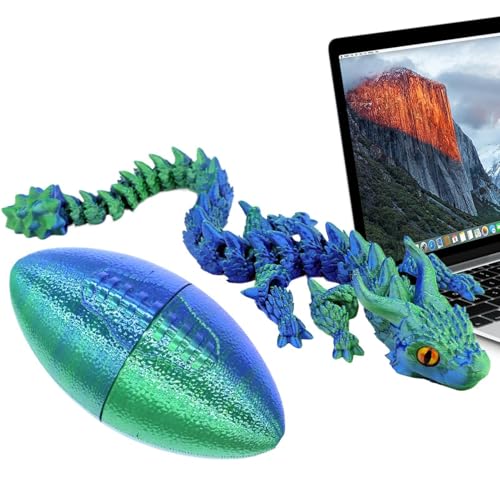 3D Printed Dragon Egg, Articulated Dragon Model, Realistic Dragon Egg, Collectible Dragon Figure, Flexible Dragon Joints, Flexible Joints Desktop Dragon Egg Model For Boys, Girls 3D Printed Dragon Egg, Articulated Dragon Model, Realistic Dragon Egg, Collectible Dragon Figure, Flexible Dragon Joints, Flexible Joints Desktop Dragon Egg Model For Boys, Girls von Generisch