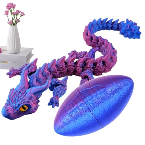 3D Printed Dragon Egg, Articulated Dragon Model, Realistic Dragon Egg, Collectible Dragon Figure, Flexible Dragon Joints, Flexible Joints Desktop Dragon Egg Model For Boys, Girls 3D Printed Dragon Egg, Articulated Dragon Model, Realistic Dragon Egg, Collectible Dragon Figure, Flexible Dragon Joints, Flexible Joints Desktop Dragon Egg Model For Boys, Girls von Generisch