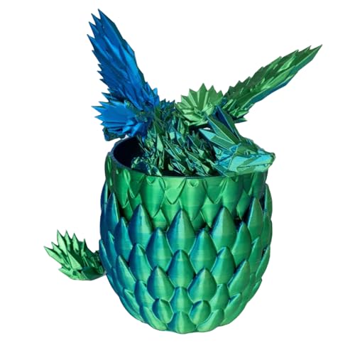 3D Printed Dragon Egg, Fantasy Sensory Toys, Decorative Fidget Figure, Stress Relief Ornament, Animal Desk Model, Ideal for Home Display and Gifting 3.54x3.54x5.12 Inch 3D Printed Dragon Egg, Fantasy Sensory Toys, Decorative Fidget Figure, Stress Relief Ornament, Animal Desk Model, Ideal for Home Display and Gifting 3.54x3.54x5.12 Inch von Generisch