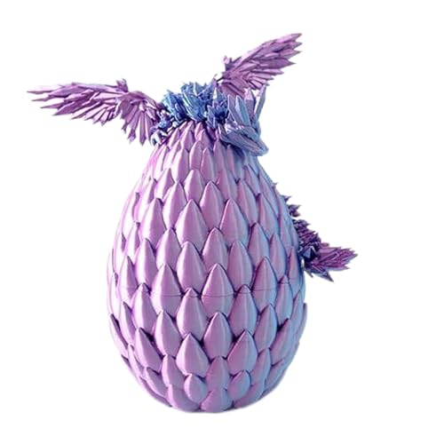 3D Printed Dragon Egg, Fantasy Sensory Toys, Decorative Fidget Figure, Stress Relief Ornament, Animal Desk Model, Ideal for Home Display and Gifting 3.54x3.54x5.12 Inch 3D Printed Dragon Egg, Fantasy Sensory Toys, Decorative Fidget Figure, Stress Relief Ornament, Animal Desk Model, Ideal for Home Display and Gifting 3.54x3.54x5.12 Inch von Generisch