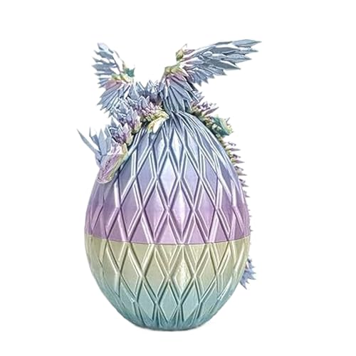 3D Printed Dragon Egg, Fantasy Sensory Toys, Decorative Fidget Figure, Stress Relief Ornament, Animal Desk Model, Ideal for Home Display and Gifting 3.54x3.54x5.12 Inch 3D Printed Dragon Egg, Fantasy Sensory Toys, Decorative Fidget Figure, Stress Relief Ornament, Animal Desk Model, Ideal for Home Display and Gifting 3.54x3.54x5.12 Inch von Generisch