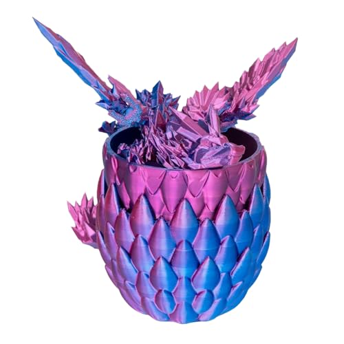3D Printed Dragon Egg, Fantasy Sensory Toys, Decorative Fidget Figure, Stress Relief Ornament, Animal Desk Model, Ideal for Home Display and Gifting 3.54x3.54x5.12 Inch 3D Printed Dragon Egg, Fantasy Sensory Toys, Decorative Fidget Figure, Stress Relief Ornament, Animal Desk Model, Ideal for Home Display and Gifting 3.54x3.54x5.12 Inch von Generisch