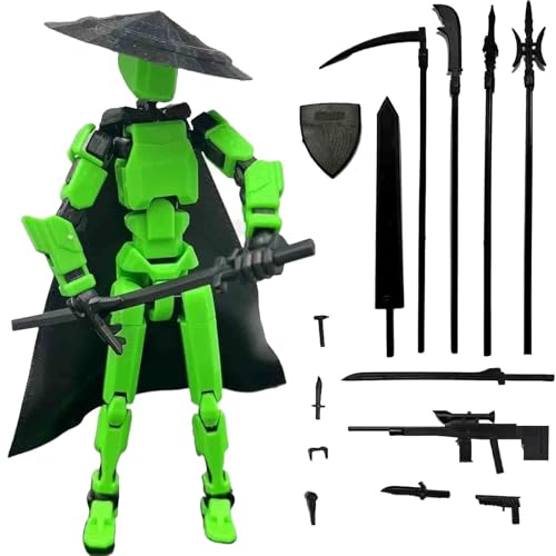 Printed Heroes Action Figure | 13 Action Figure Set | 3 Action Figure 5.4In | Easy 13 Body Mechanical Doll with Weapons | Multi-Jointed Movable Robot Toy | Cool Decorations for Game Lovers Printed Heroes Action Figure | 13 Action Figure Set | 3 Action Figure 5.4In | Easy 13 Body Mechanical Doll with Weapons | Multi-Jointed Movable Robot Toy | Cool Decorations for Game Lovers von Generisch