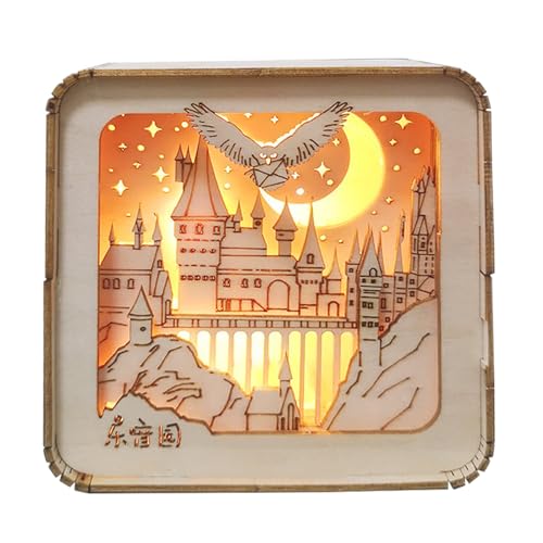 3D-Puzzle, 3D-Holzpuzzle - Carving Tischlampe Nachtlicht - Modellbausatz, Kinder-Nachtlicht, Schlafzimmer-Schreibtischlampe, Lernspielzeug für das Schlafzimmer zu Hause 3D-Puzzle, 3D-Holzpuzzle - Carving Tischlampe Nachtlicht - Modellbausatz, Kinder-Nachtlicht, Schlafzimmer-Schreibtischlampe, Lernspielzeug für das Schlafzimmer zu Hause von Generisch