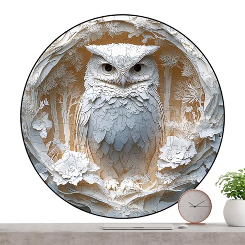 3D-Puzzle, 3D-Puzzle Für Erwachsene,150 Teile 3D- Für Erwachsene Aus Holz Eulenpuzzle | Vogelrätsel, Schwere Rätsel Für Erwachsene Für Thanksgiving, Weihnachten 3D-Puzzle, 3D-Puzzle Für Erwachsene,150 Teile 3D- Für Erwachsene Aus Holz Eulenpuzzle | Vogelrätsel, Schwere Rätsel Für Erwachsene Für Thanksgiving, Weihnachten von Generisch