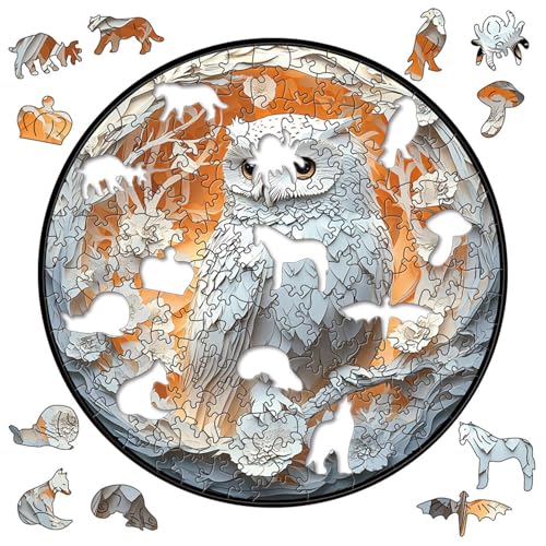 3D-Puzzles Für Erwachsene,Holzpuzzles Für Erwachsene 3D | 150 Teile 3D-Holz-Eulen-Puzzle, Schwere Puzzles - Vogelrätsel, Schwere Rätsel Für Erwachsene Für Thanksgiving, Weihnachten 3D-Puzzles Für Erwachsene,Holzpuzzles Für Erwachsene 3D | 150 Teile 3D-Holz-Eulen-Puzzle, Schwere Puzzles - Vogelrätsel, Schwere Rätsel Für Erwachsene Für Thanksgiving, Weihnachten von Generisch