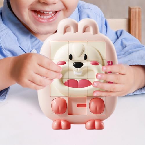 3D-Schiebepuzzle, Schiebepuzzlespiel - Slide-Puzzle-Spiel Cartoon-Tier-Denkaufgabe-Rätsel,Pädagogische Reisespielzeuge, Handheld-Spiele für Kinder, Jugendliche, und Mädchen 3D-Schiebepuzzle, Schiebepuzzlespiel - Slide-Puzzle-Spiel Cartoon-Tier-Denkaufgabe-Rätsel,Pädagogische Reisespielzeuge, Handheld-Spiele für Kinder, Jugendliche, und Mädchen von Generisch