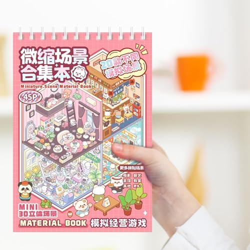 3D Sticker Scene, 3D House Stickers, Stick-er Buch Erwachsene, Hausaufkleber, Sticker Mit Pinzette, Haus Aufkleber Machen Sie Ihren Eigenen, Relief Stress Für Erwachsene Und Kinder 3D Sticker Scene, 3D House Stickers, Stick-er Buch Erwachsene, Hausaufkleber, Sticker Mit Pinzette, Haus Aufkleber Machen Sie Ihren Eigenen, Relief Stress Für Erwachsene Und Kinder von Generisch