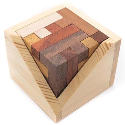 3D Würfelpuzzle Holzpuzzle Puzzle Würfel Geduldsspiel Logikspiel 25 Y von Generisch