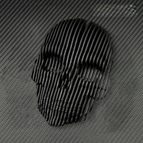 3D-gedruckte, leuchtende Quanten-Totenkopf-Masken, leuchtet im Dunkeln, cooles Cyberpunk-Gothic-Dekor, Stressabbau, Heim-Desktop-Ornamente, 1/2 Stück 3D-gedruckte, leuchtende Quanten-Totenkopf-Masken, leuchtet im Dunkeln, cooles Cyberpunk-Gothic-Dekor, Stressabbau, Heim-Desktop-Ornamente, 1/2 Stück von Generisch