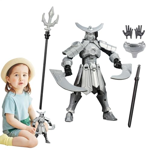 3D-gedruckte Actionfigur - 3D-gedrucktes Figurenspielzeug | ABS Mehrgelenkige Actionfiguren | Montage-Action-Figur, Glücks-Action-Figur, Mehrgelenkige Figur, Spielzeug-Dekoration Für Geburtstag 3D-gedruckte Actionfigur - 3D-gedrucktes Figurenspielzeug | ABS Mehrgelenkige Actionfiguren | Montage-Action-Figur, Glücks-Action-Figur, Mehrgelenkige Figur, Spielzeug-Dekoration Für Geburtstag von Generisch