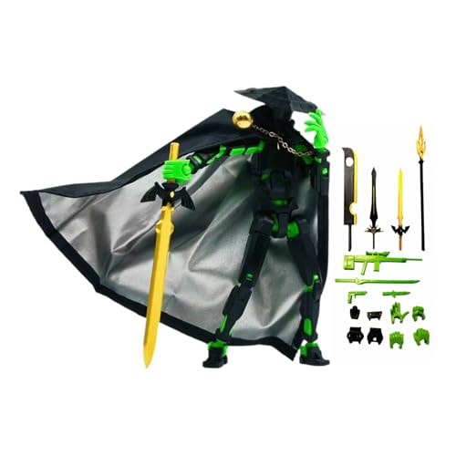 3D -gedruckte Actionfigur Set - Dekorative Figur Crafts | Flexible Action-Figur-Set, Mehrgelengter Bewegliche Aktion Figure Spielzeug, Mechanische Puppe Für Kinder von Generisch