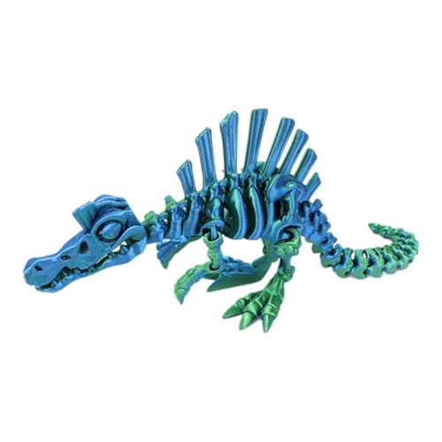 3D-gedruckte Echino Saurus Dinosaurier bewegliche Drachen Figur mehrfarbiges Geschenk für Kinder Geburtstage Kreatives Heim dekor von Generisch