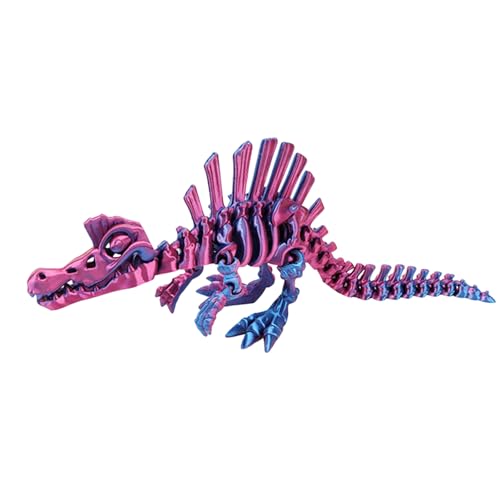 3D-gedruckte Echino Saurus Dinosaurier bewegliche Drachen Figur mehrfarbiges Geschenk für Kinder Geburtstage Kreatives Heim dekor von Generisch