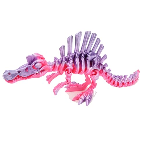 3D-gedruckte Echino Saurus Dinosaurier bewegliche Drachen Figur mehrfarbiges Geschenk für Kinder Geburtstage Kreatives Heim dekor von Generisch