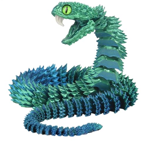 -gedruckte Tiere | -gedruckte Schlange | -gedrucktes Drachen-Fidget-Spielzeug | Gelenkmobilitätsaktivitätsmodell, flexibles künstliches Schlangenmodell, Ornamente für sammelbare Heimschreibtisch -gedruckte Tiere | -gedruckte Schlange | -gedrucktes Drachen-Fidget-Spielzeug | Gelenkmobilitätsaktivitätsmodell, flexibles künstliches Schlangenmodell, Ornamente für sammelbare Heimschreibtisch von Generisch