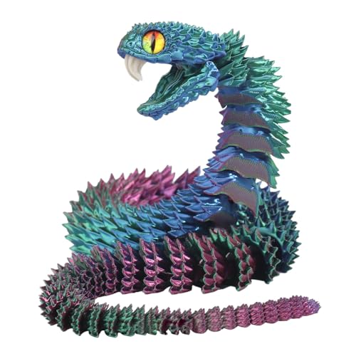 -gedruckte Tiere | -gedruckte Schlange | -gedrucktes Drachen-Fidget-Spielzeug | Gelenkmobilitätsaktivitätsmodell, flexibles künstliches Schlangenmodell, Ornamente für sammelbare Heimschreibtisch -gedruckte Tiere | -gedruckte Schlange | -gedrucktes Drachen-Fidget-Spielzeug | Gelenkmobilitätsaktivitätsmodell, flexibles künstliches Schlangenmodell, Ornamente für sammelbare Heimschreibtisch von Generisch
