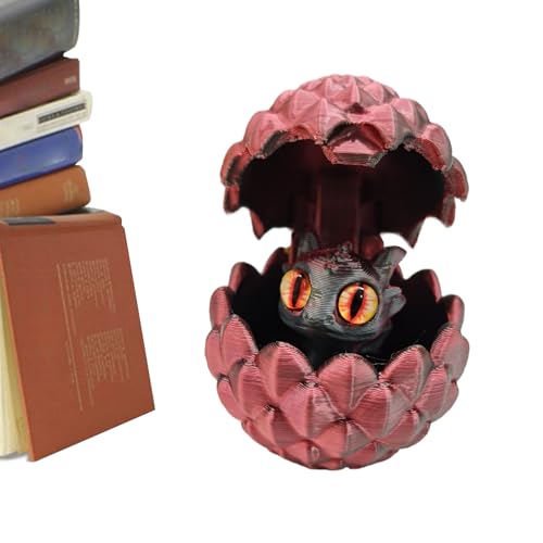 3D -gedrucktes Drachenei, Dragon Egg Fidget Toy - Flexible dekorative Figuren Wohnkultur,Ästhetische Hauseinrichtung Dekoration für Wohnzimmer Schlafzimmer Küche Essen 3D -gedrucktes Drachenei, Dragon Egg Fidget Toy - Flexible dekorative Figuren Wohnkultur,Ästhetische Hauseinrichtung Dekoration für Wohnzimmer Schlafzimmer Küche Essen von Generisch