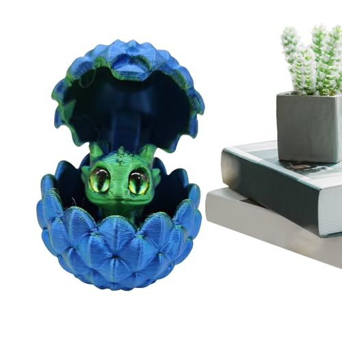 3D -gedrucktes Drachenei, Dragon Egg Fidget Toy | Flexible dekorative Figuren Wohnkultur | Ästhetische Hauseinrichtung Dekoration für Wohnzimmer Schlafzimmer Küche Essen 3D -gedrucktes Drachenei, Dragon Egg Fidget Toy | Flexible dekorative Figuren Wohnkultur | Ästhetische Hauseinrichtung Dekoration für Wohnzimmer Schlafzimmer Küche Essen von Generisch
