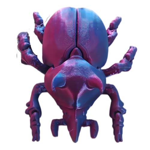 3D-gedrucktes realistisches Käferspielzeug mit beweglichen Flügeln, kreativ und lustig für Kinder, Kunststoff-Käfermodell, interaktive lebensechte Figur, minimalistisch von Generisch