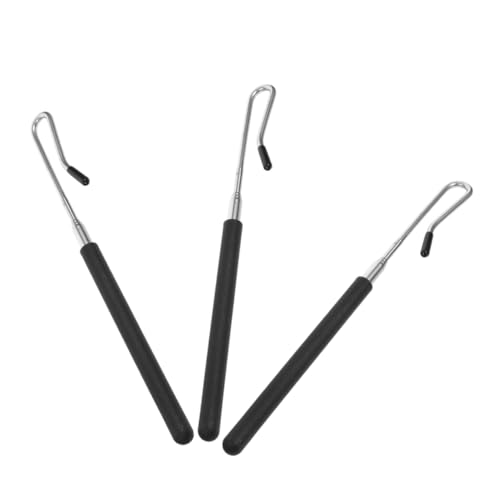 3st Handpuppen-Joystick Werkzeug Puppenspiel-Performance-Stick Puppenstab Puppenspiel-steuerungstool Puppenspiel-aufführungsstange Puppenmanipulationsstab Steuerstange Black Eisen Generisch von Generisch
