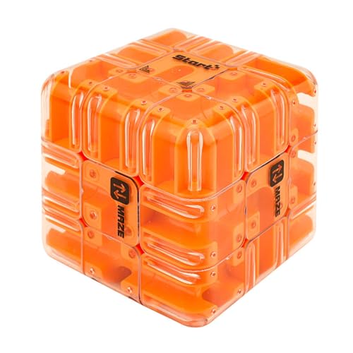 3x3 Würfel Puzzlespielzeug Für Logisches Denken und Augen-Hand-Koordination, 3D-Zauberwürfel-Labyrinthballpuzzle, Dual-Use Spatial Logic Thinking Training Toy für Kinder und Erwachsene (C) von Generisch