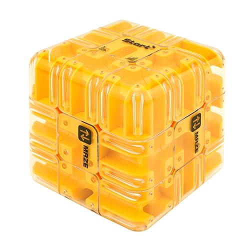 3x3 Würfel Puzzlespielzeug Für Logisches Denken und Augen-Hand-Koordination, 3D-Zauberwürfel-Labyrinthballpuzzle, Dual-Use Spatial Logic Thinking Training Toy für Kinder und Erwachsene (D) von Generisch