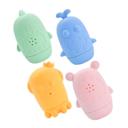 4 Stück Badespielzeug für Babys für die Badewanne wasserspielzeug spielsachen Babybad kleines Badespielzeug Wasserspielzeug für im Badezimmer Kieselgel Generisch 4 Stück Badespielzeug für Babys für die Badewanne wasserspielzeug spielsachen Babybad kleines Badespielzeug Wasserspielzeug für im Badezimmer Kieselgel Generisch von Generisch