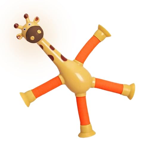4 Stück Teleskop Giraffe Saugnapf Spielzeug, 18 cm Lustiges Giraffenspielzeug, Saugnapf Spielzeug Kinder, Pädagogisches Stressabbau-Spielzeug Für Kinders 4 Stück Teleskop Giraffe Saugnapf Spielzeug, 18 cm Lustiges Giraffenspielzeug, Saugnapf Spielzeug Kinder, Pädagogisches Stressabbau-Spielzeug Für Kinders von Generisch
