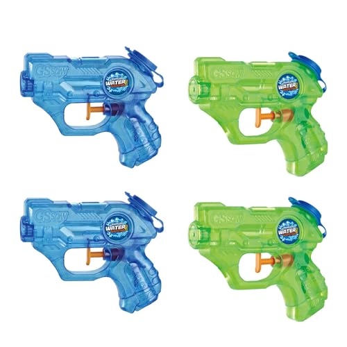4 Stück Wasserpistole für Kinder Freie Zeit Kleine Poolpistolen Schwimmspielzeug für Jungen und Mädchen Sommer Outdoor Spielzeug Ab 3 Jahren Erwachsene Freizeit-Spielzeug Spaß Wasserspiele Familie 4 Stück Wasserpistole für Kinder Freie Zeit Kleine Poolpistolen Schwimmspielzeug für Jungen und Mädchen Sommer Outdoor Spielzeug Ab 3 Jahren Erwachsene Freizeit-Spielzeug Spaß Wasserspiele Familie von Generisch