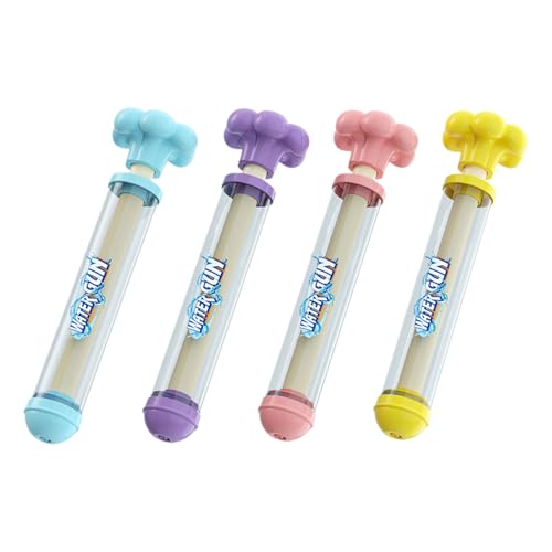 4 Stück Water Squirter Toy, Feuerwerk Wasserpistole Wasserspritze Sprinkler, Wassersprühspielzeug Im Feuerwerksstil, Schwimmbad Wasserspiel für Kinder, Jugendliche, Paare & Freunde 4 Stück Water Squirter Toy, Feuerwerk Wasserpistole Wasserspritze Sprinkler, Wassersprühspielzeug Im Feuerwerksstil, Schwimmbad Wasserspiel für Kinder, Jugendliche, Paare & Freunde von Generisch