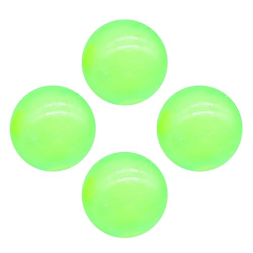 4 Stück leuchtet in der Dunkelheit klebrige Bälle, Glorbs Bälle, klebrige Bälle, die an der Decke kleben, Wiederverwendbare klebrige leuchtende Bälle, leuchtende Decke Bälle Stress Relief Bälle von Generisch