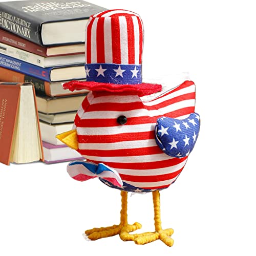 4. Juli Dekoration - Süße Unabhängigkeitstag Türkei Kleine Puppe | Freistehender Patriotisch Gedruckter | Thanksgiving -Dekorationen Für Home & Tisch | Rot Weiß Und Blau Patriotisches Gesch von Generisch