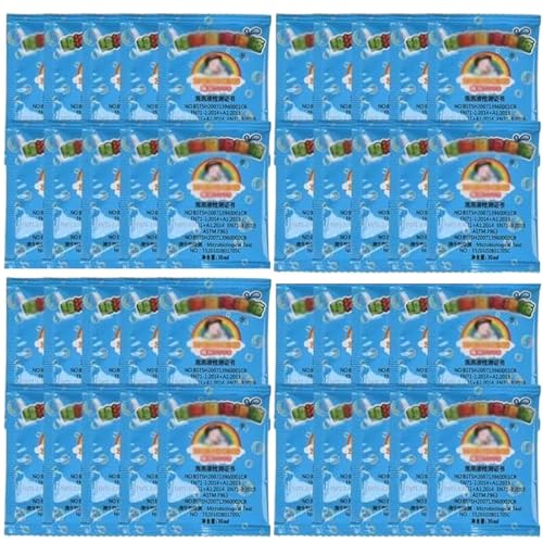 5 Claw Smiley Bubble Stick, Magical 5-Claw Smiley Bubble Stick, with Bubbles Refill,for Summer Toy Party Favor (40 PCS) von Generisch