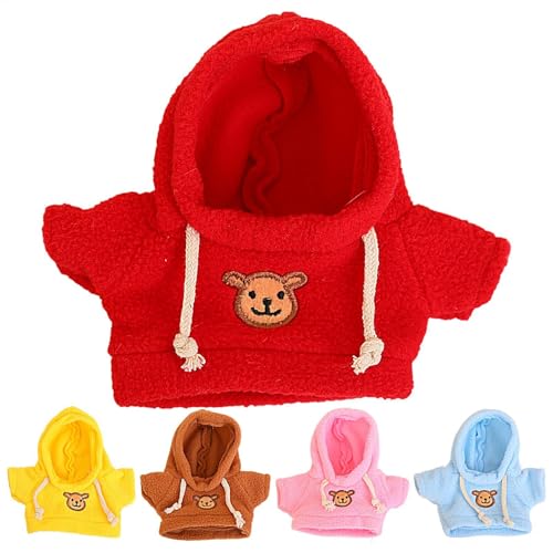 5 Stück Baue einen Bären, Kuscheltierkleidung, Capybara-Kapuzenpullover, süße kleine Kleidung, passend für 20-25 cm große Plüschtiere, Stelle Deine eigenen Plüschbären-Outfits und Accessoires her 5 Stück Baue einen Bären, Kuscheltierkleidung, Capybara-Kapuzenpullover, süße kleine Kleidung, passend für 20-25 cm große Plüschtiere, Stelle Deine eigenen Plüschbären-Outfits und Accessoires her von Generisch